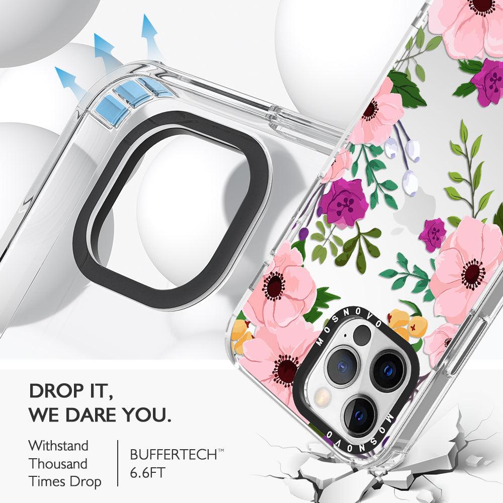 Watercolor Floral Phone Case - iPhone 12 Pro Case - MOSNOVO