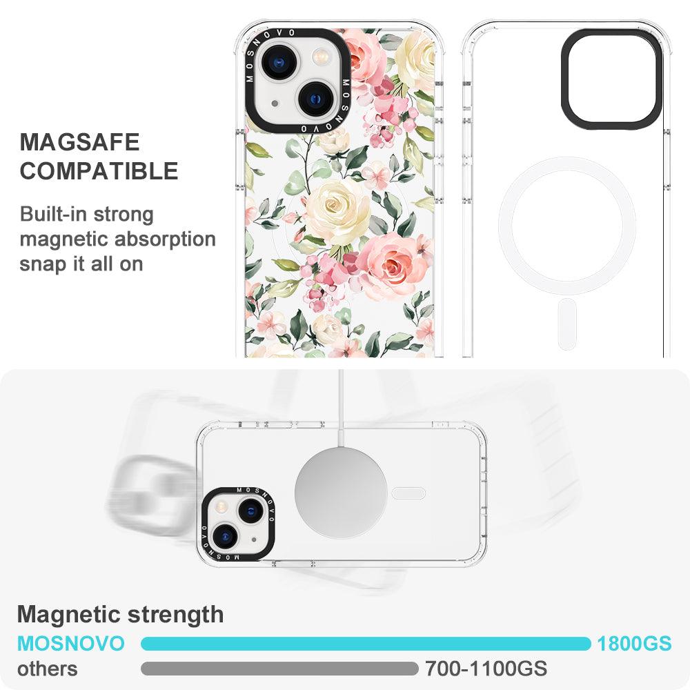 Watercolor Flower Floral Phone Case - iPhone 13 Case - MOSNOVO