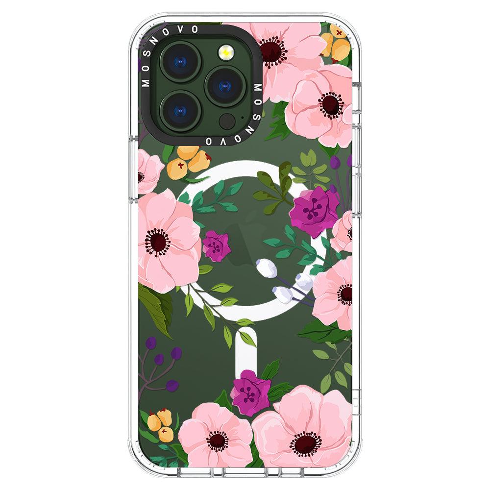 Watercolor Floral Phone Case - iPhone 13 Pro Case - MOSNOVO