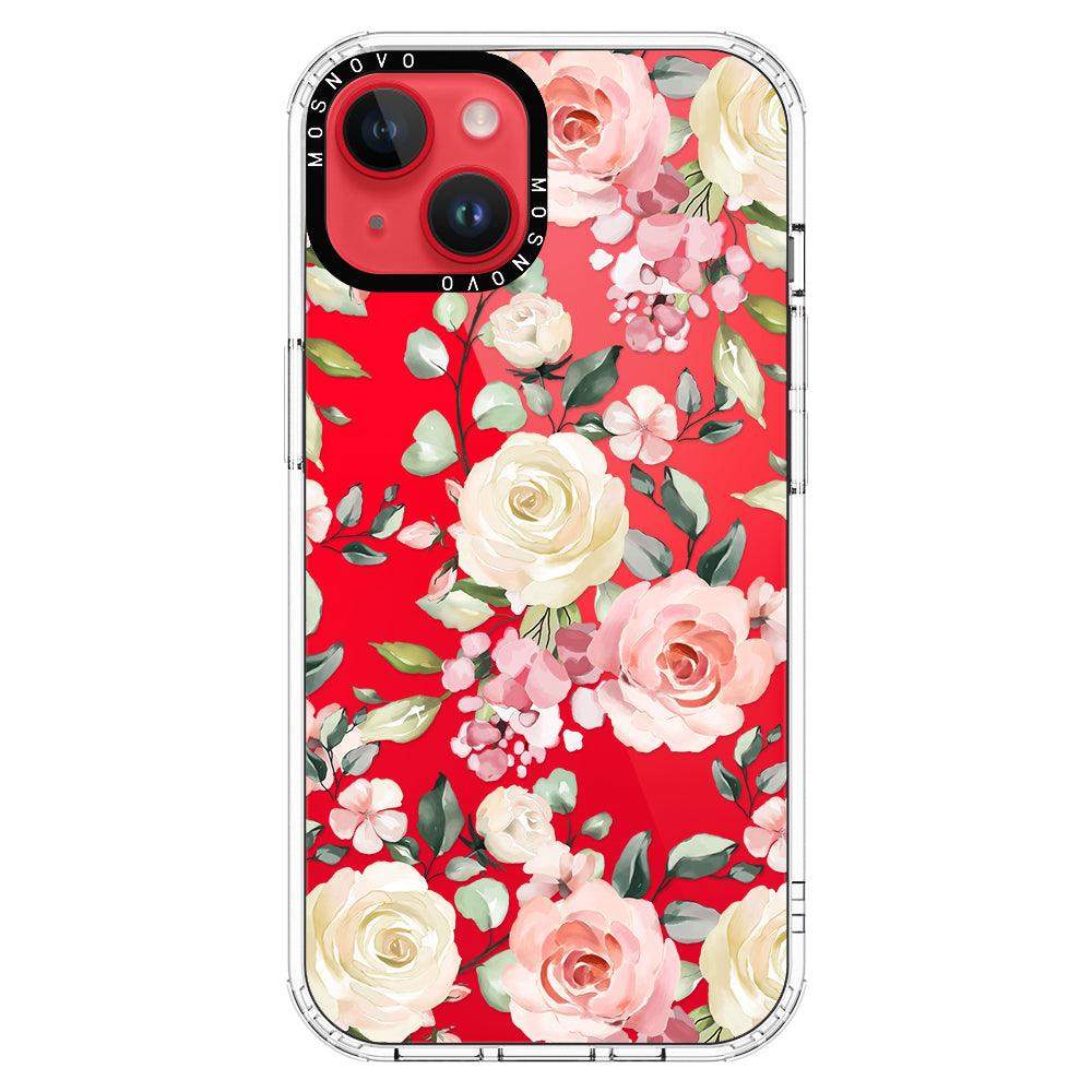 Watercolor Flower Floral Phone Case - iPhone 14 Case - MOSNOVO