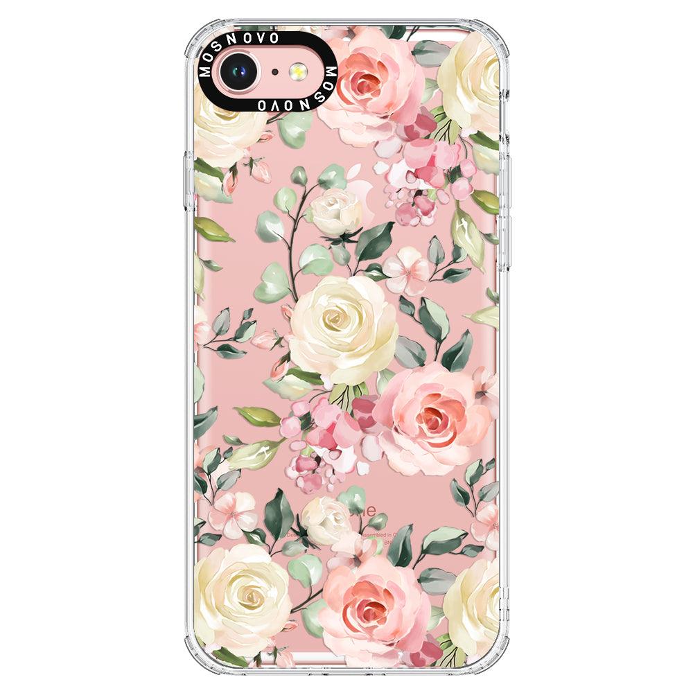 Watercolor Flower Floral Phone Case - iPhone 7 Case - MOSNOVO