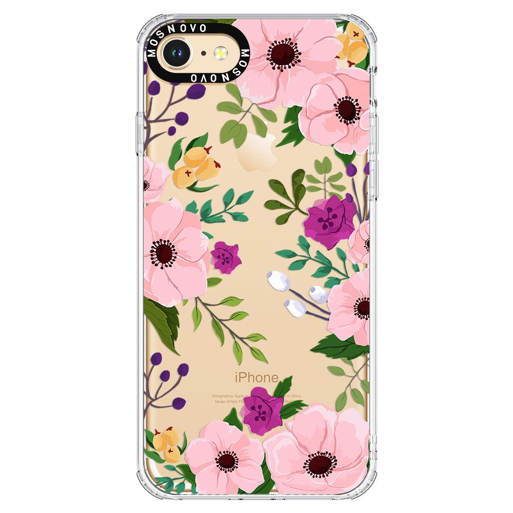 Watercolor Floral Phone Case - iPhone 7 Case - MOSNOVO