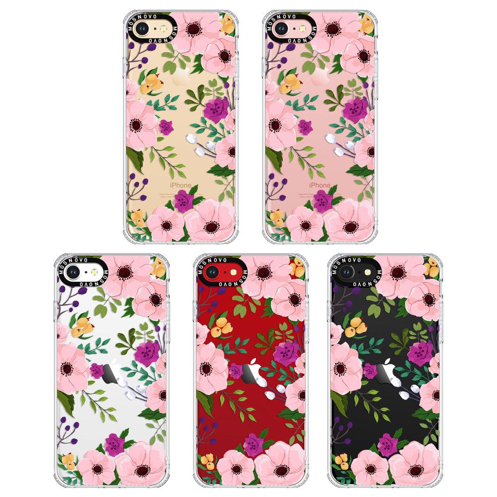 Watercolor Floral Phone Case - iPhone 7 Case - MOSNOVO