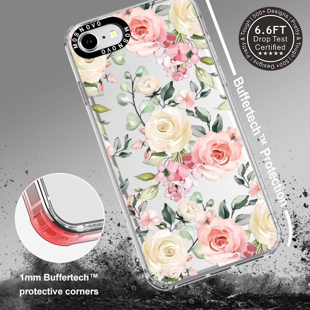 Watercolor Flower Floral Phone Case - iPhone 8 Case - MOSNOVO