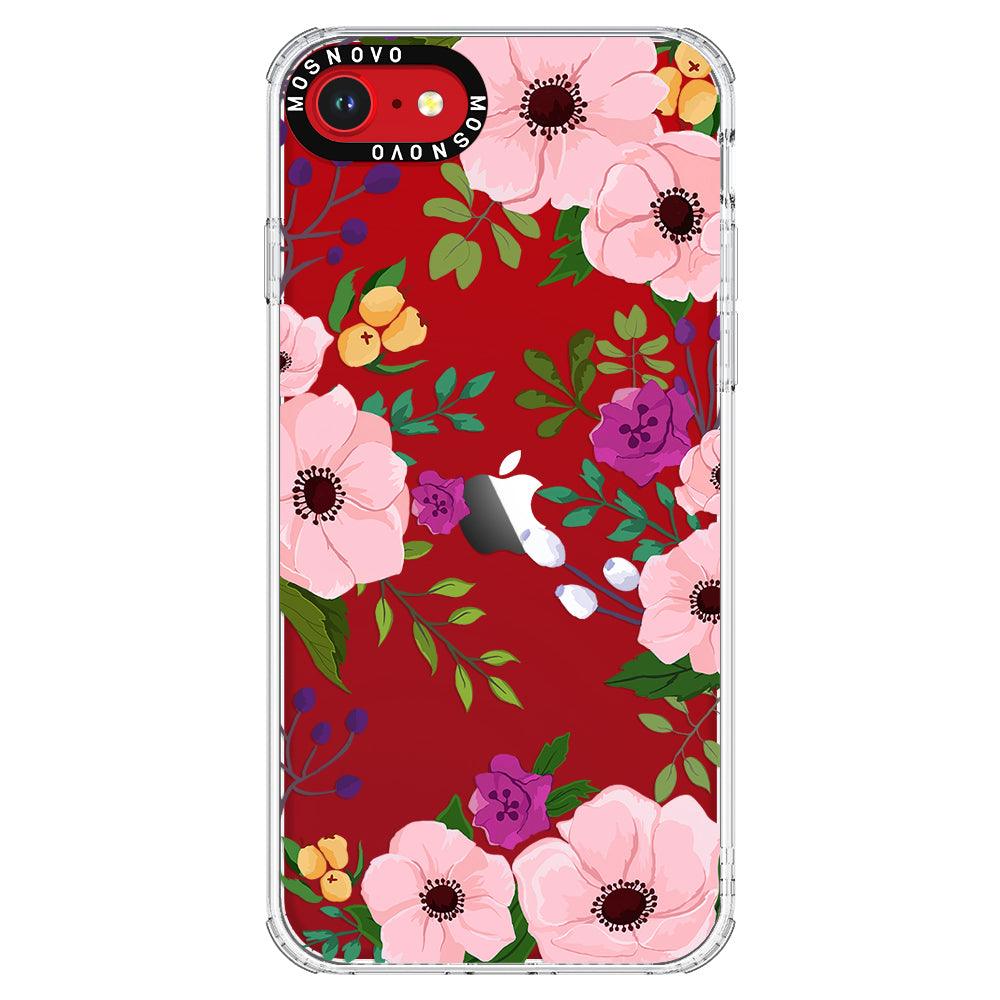 Watercolor Floral Phone Case - iPhone SE 2022 Case - MOSNOVO