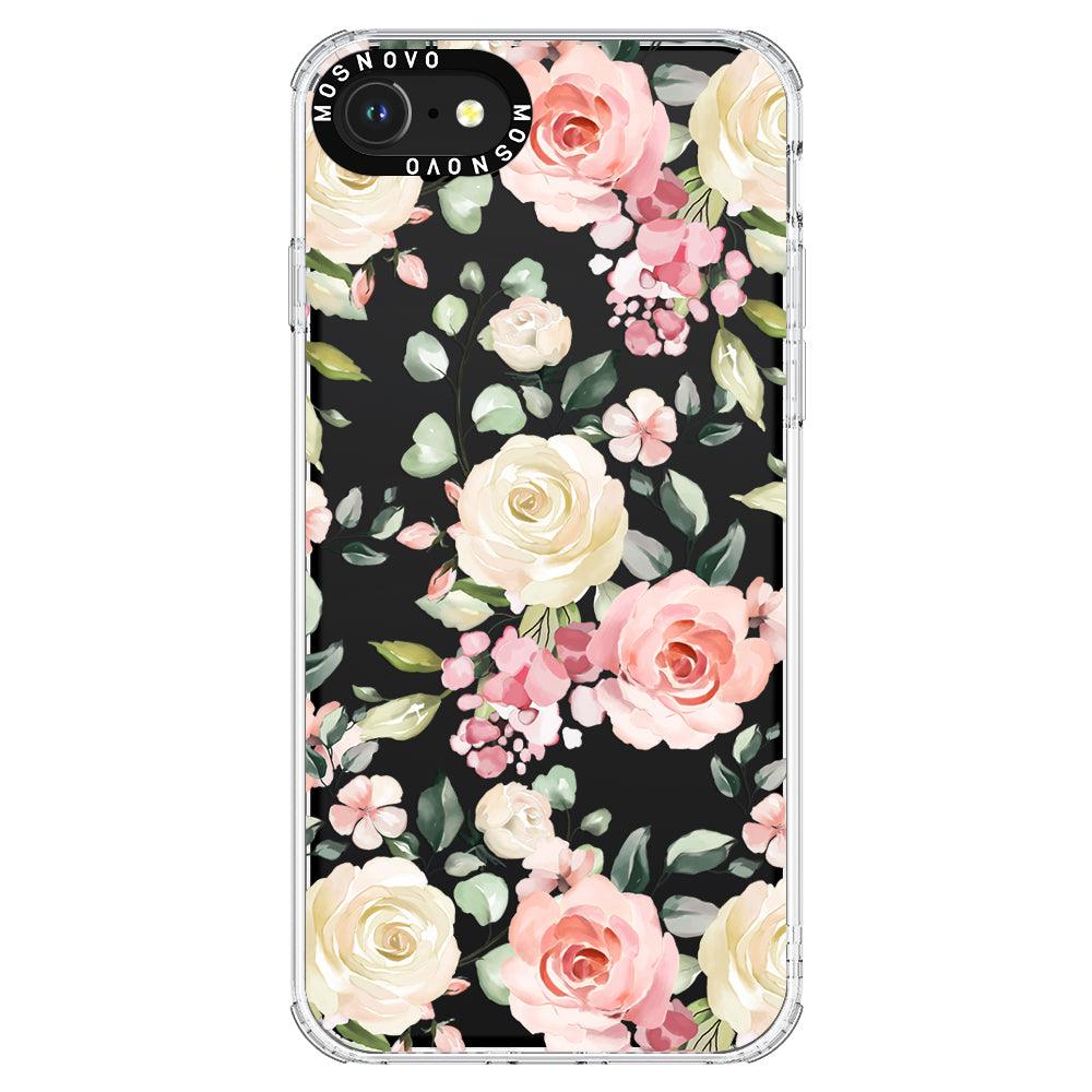 Watercolor Flower Floral Phone Case - iPhone SE 2022 Case - MOSNOVO