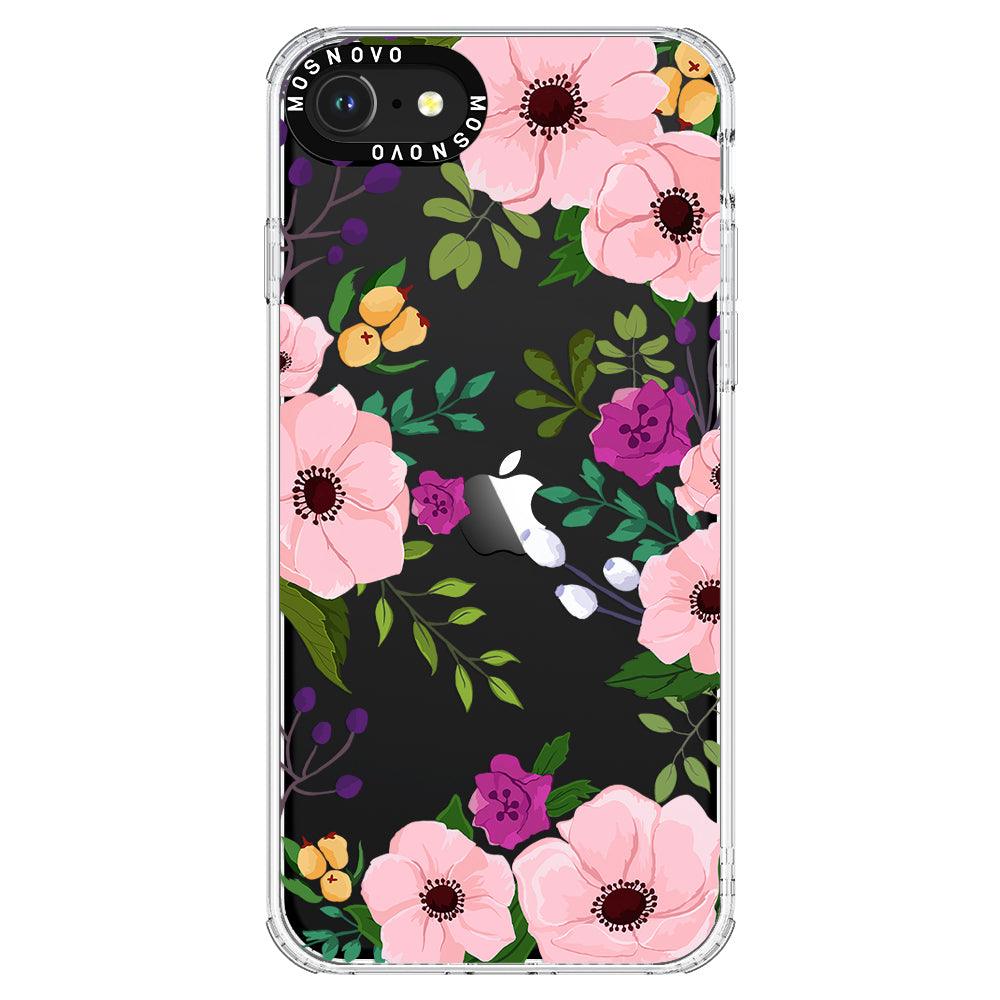 Watercolor Floral Phone Case - iPhone SE 2022 Case - MOSNOVO