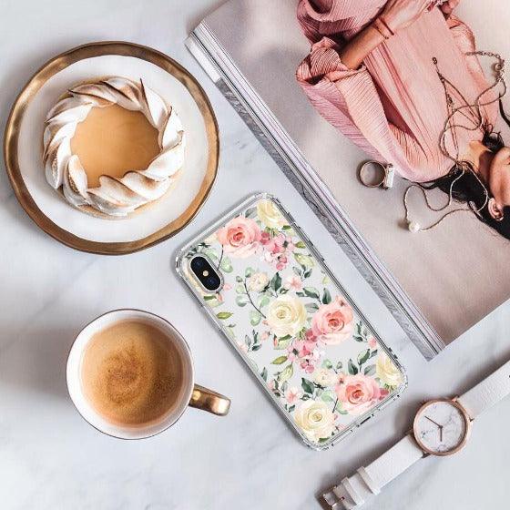 Watercolor Flower Floral Phone Case - iPhone X Case - MOSNOVO