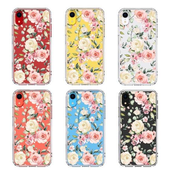 Watercolor Flower Floral Phone Case - iPhone XR Case - MOSNOVO