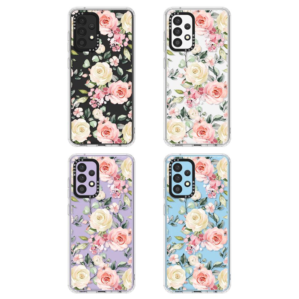 Watercolor Floral Phone Case - Samsung Galaxy A52 & A52s Case - MOSNOVO