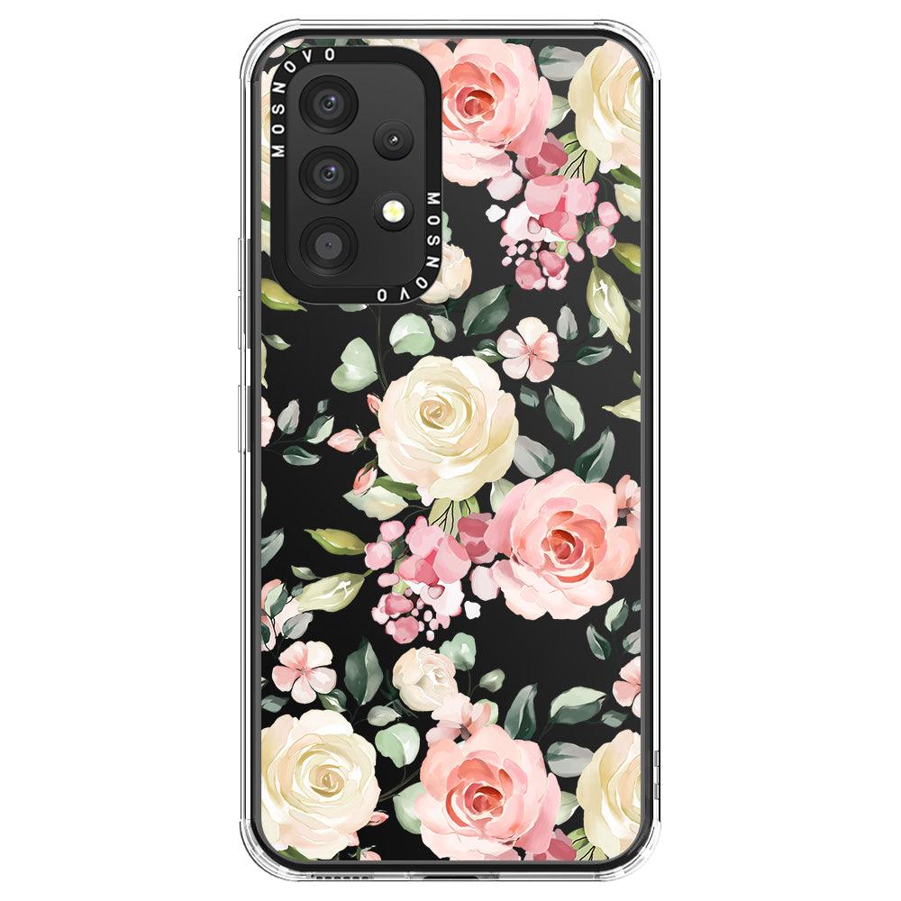 Watercolor Floral Phone Case - Samsung Galaxy A53 Case - MOSNOVO