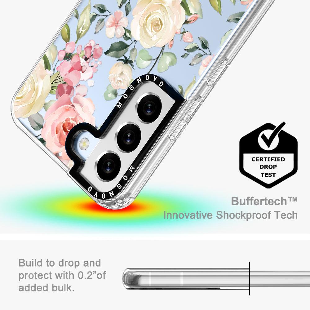 Watercolor Floral Phone Case - Samsung Galaxy S22 Case - MOSNOVO