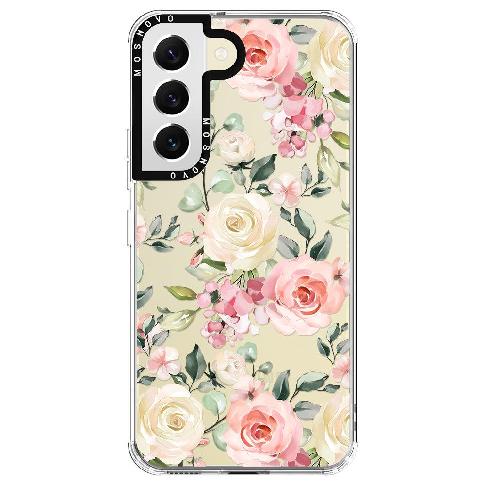 Watercolor Floral Phone Case - Samsung Galaxy S22 Case - MOSNOVO