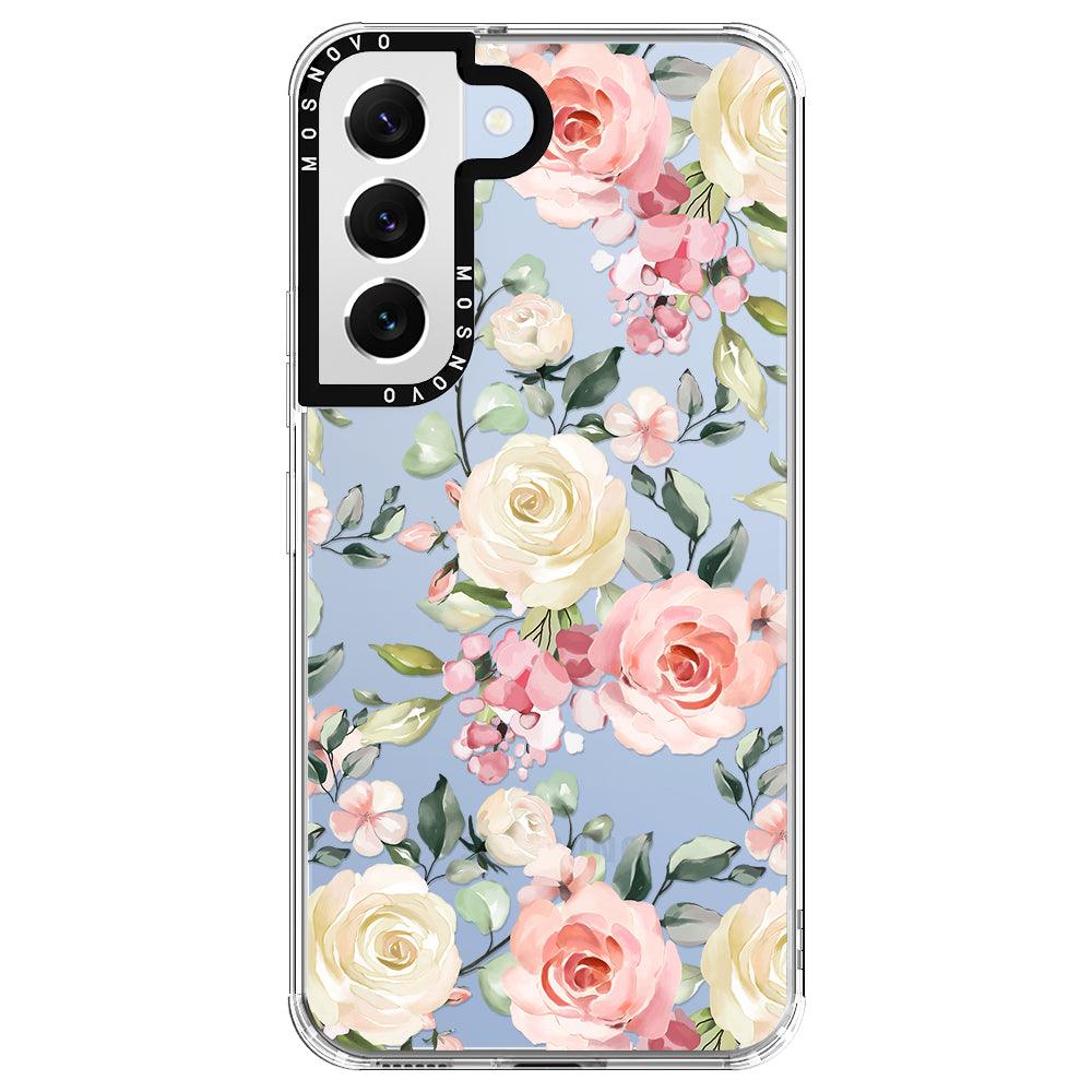 Watercolor Floral Phone Case - Samsung Galaxy S22 Plus Case - MOSNOVO