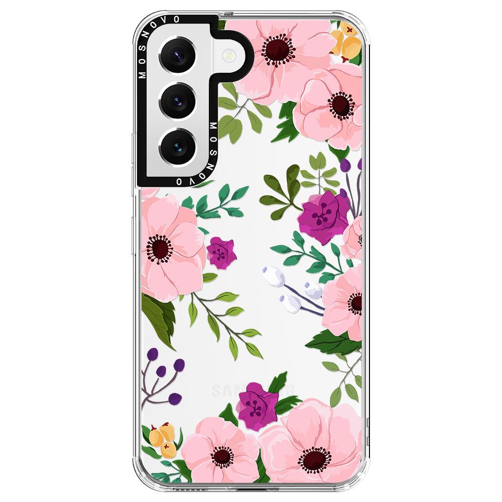 Watercolor Floral Phone Case - Samsung Galaxy S22 Plus Case - MOSNOVO