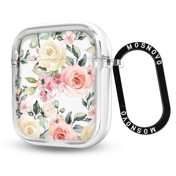 Watercolor Flower Floral AirPods 1/2 Case - MOSNOVO