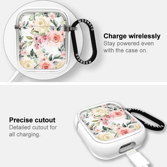 Watercolor Flower Floral AirPods 1/2 Case