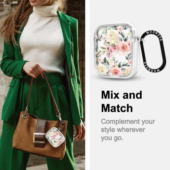 Watercolor Flower Floral AirPods 1/2 Case