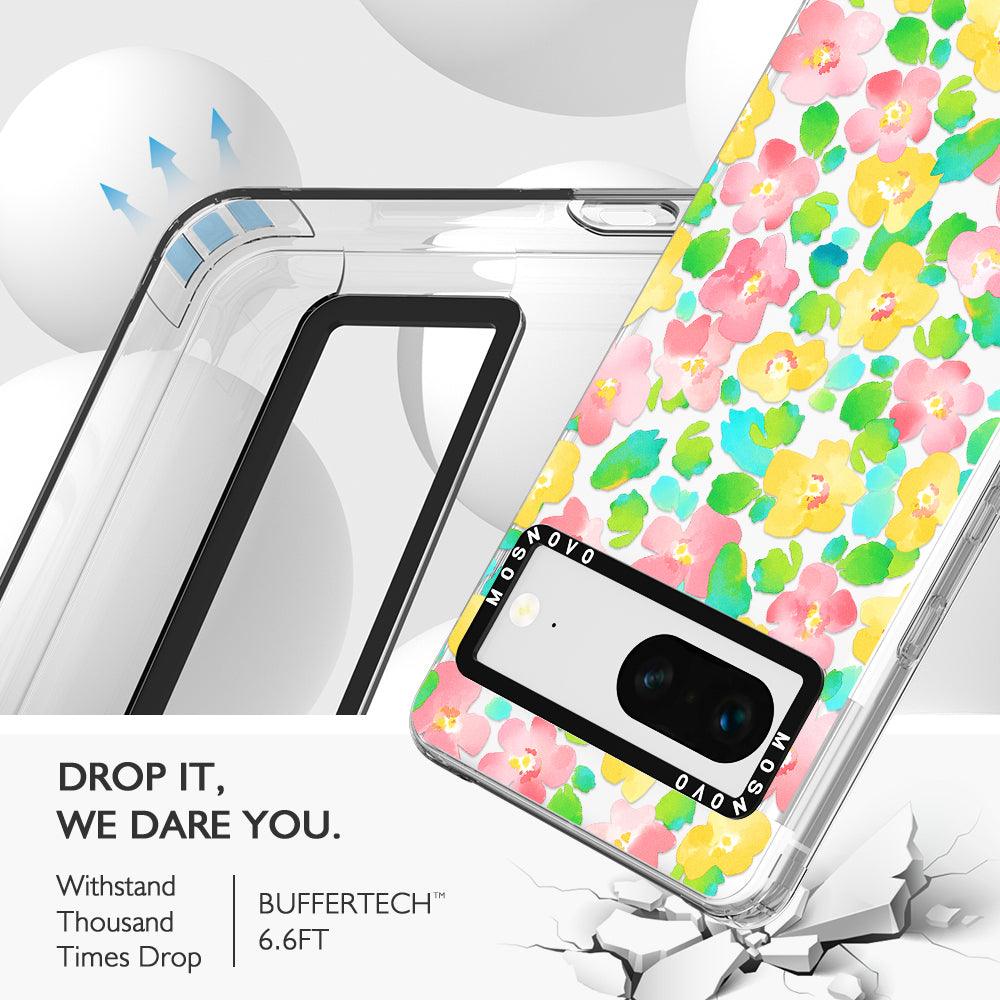 Watercolor Flower Phone Case - Google Pixel 7 Case - MOSNOVO