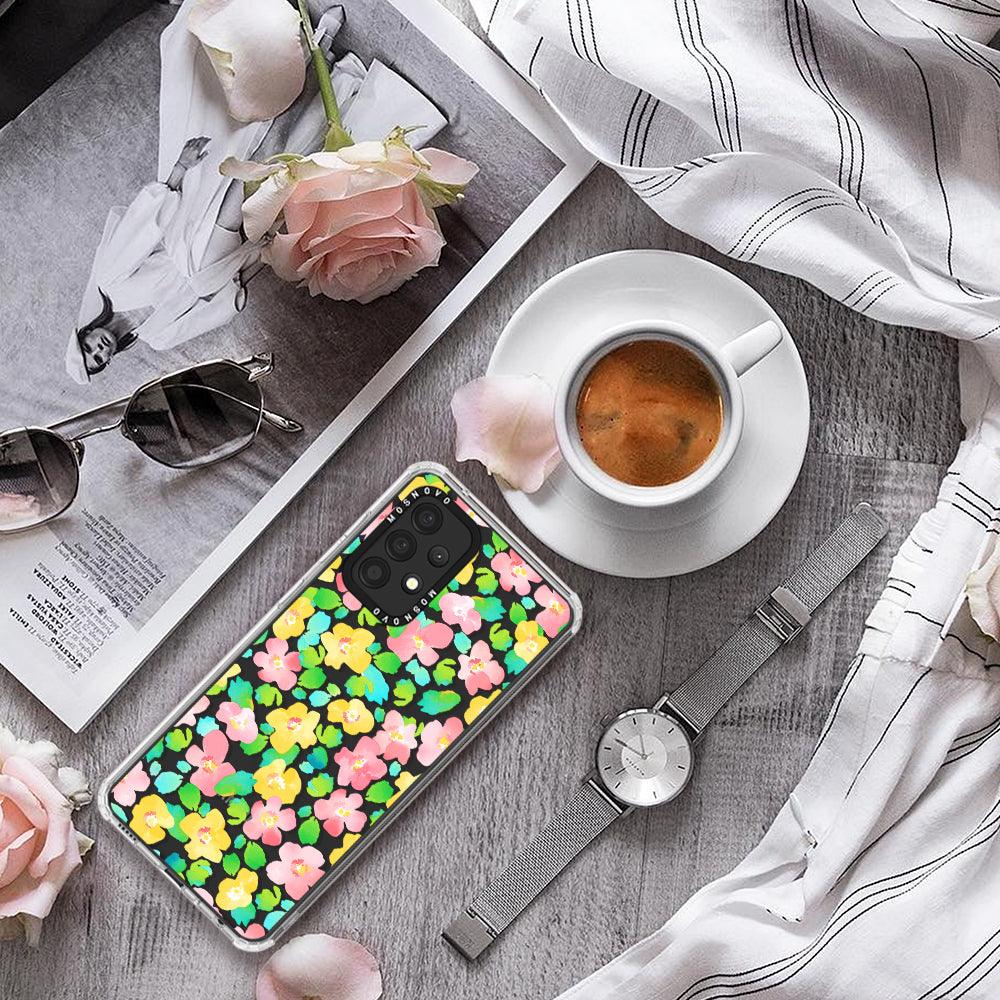 Watercolor Flower Phone Case - Samsung Galaxy A52 & A52s Case - MOSNOVO