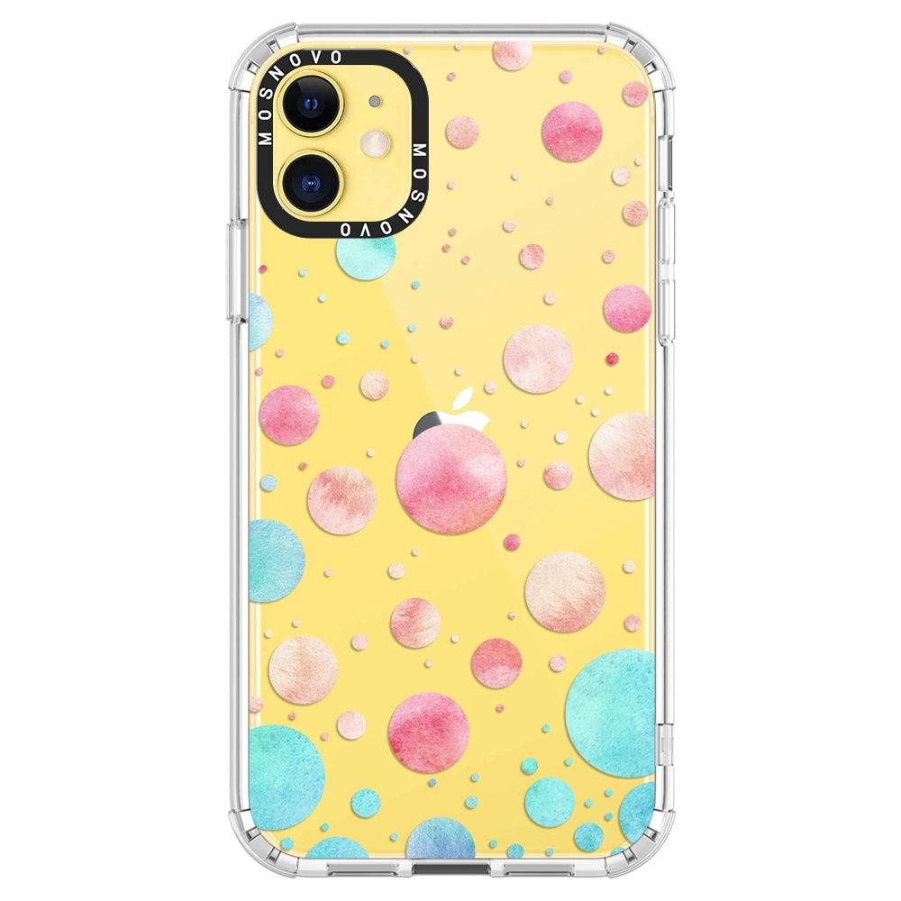 Colorful Bubbles Phone Case -  iPhone 11 Case - MOSNOVO