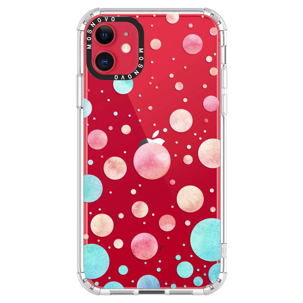 Colorful Bubbles Phone Case -  iPhone 11 Case - MOSNOVO