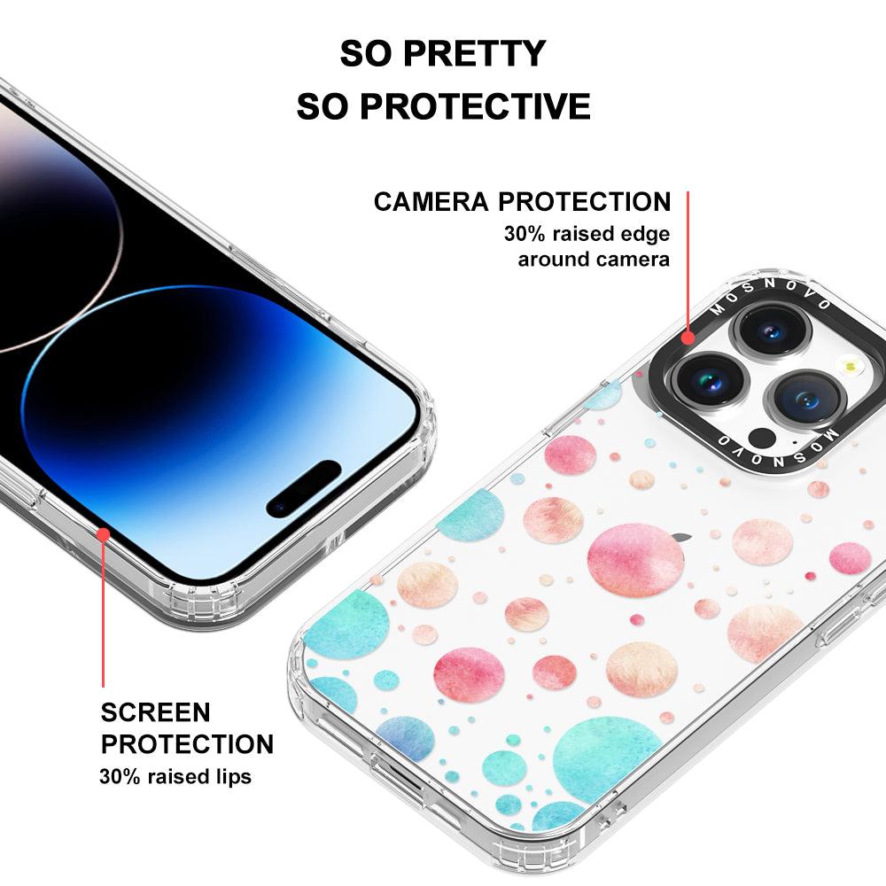 Colorful Bubbles Phone Case - iPhone 14 Pro Case - MOSNOVO