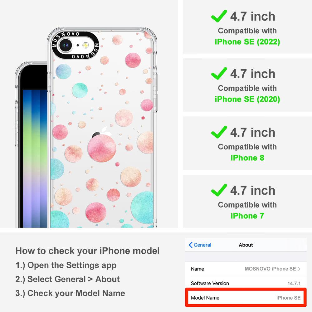 Colorful Bubbles Phone Case - iPhone SE 2022 Case - MOSNOVO