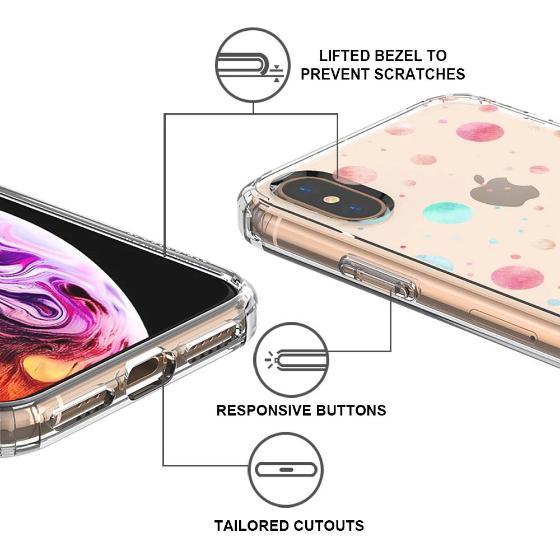 Colorful Bubbles Phone Case - iPhone XS Case - MOSNOVO
