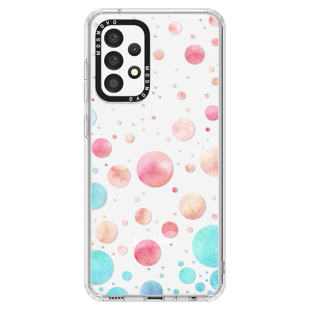 Watercolor Polka Dot Phone Case - Samsung Galaxy A52 & A52s Case - MOSNOVO