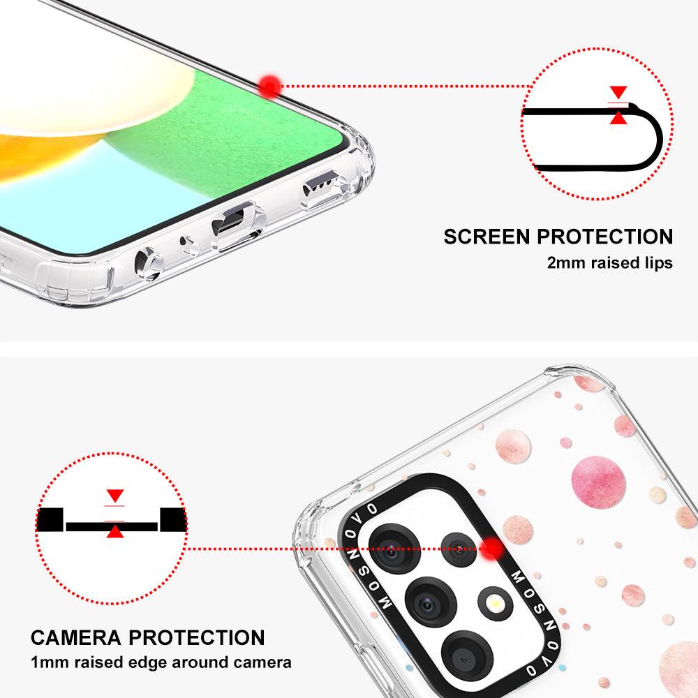 Watercolor Polka Dot Phone Case - Samsung Galaxy A52 & A52s Case - MOSNOVO
