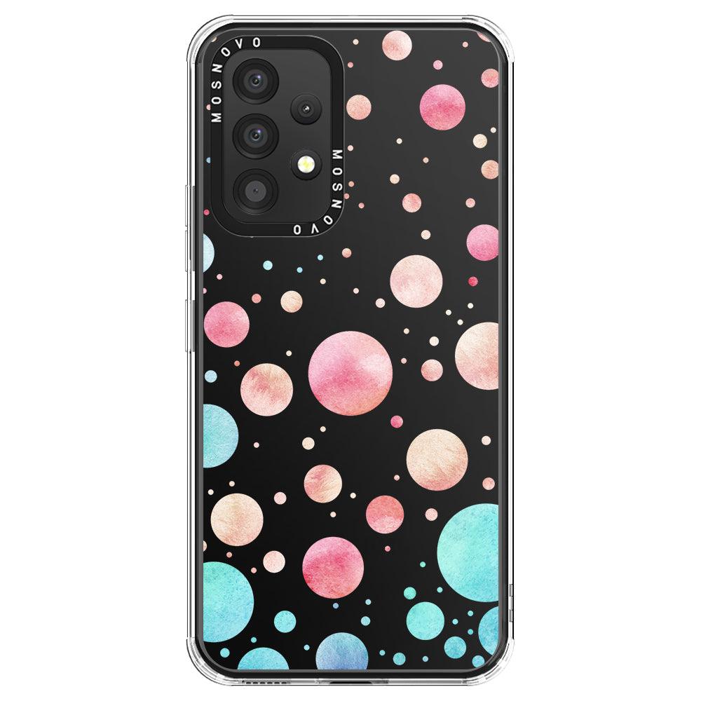Watercolor Polka Dot Phone Case - Samsung Galaxy A53 Case - MOSNOVO