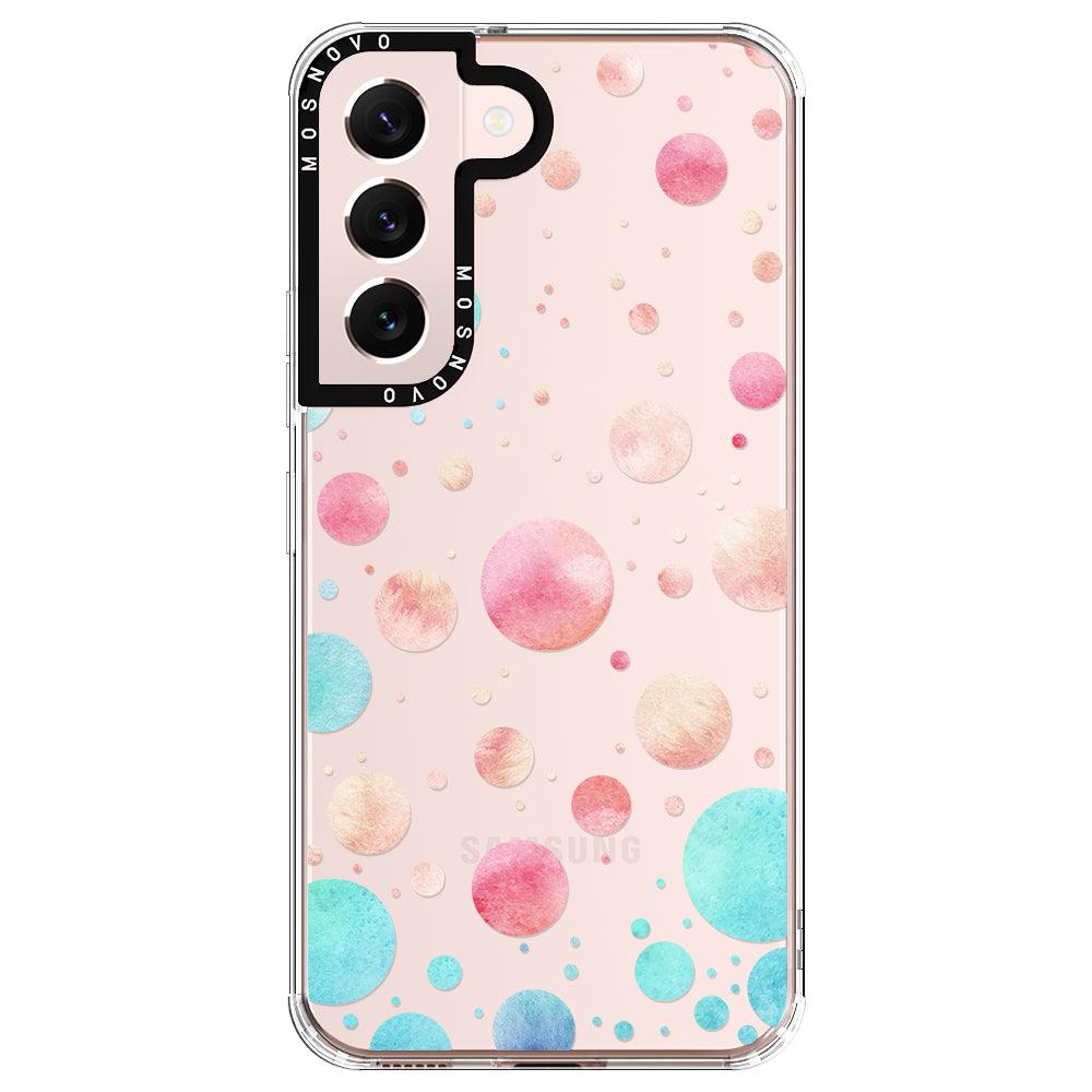 Watercolor Polka Dot Phone Case - Samsung Galaxy S22 Plus Case - MOSNOVO