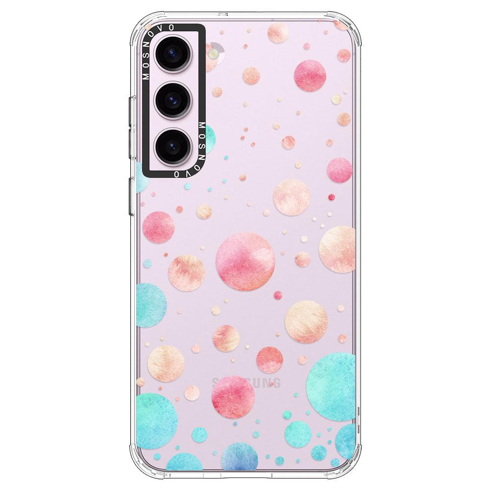 Watercolor Polka Dot Phone Case - Samsung Galaxy S23 Plus Case - MOSNOVO