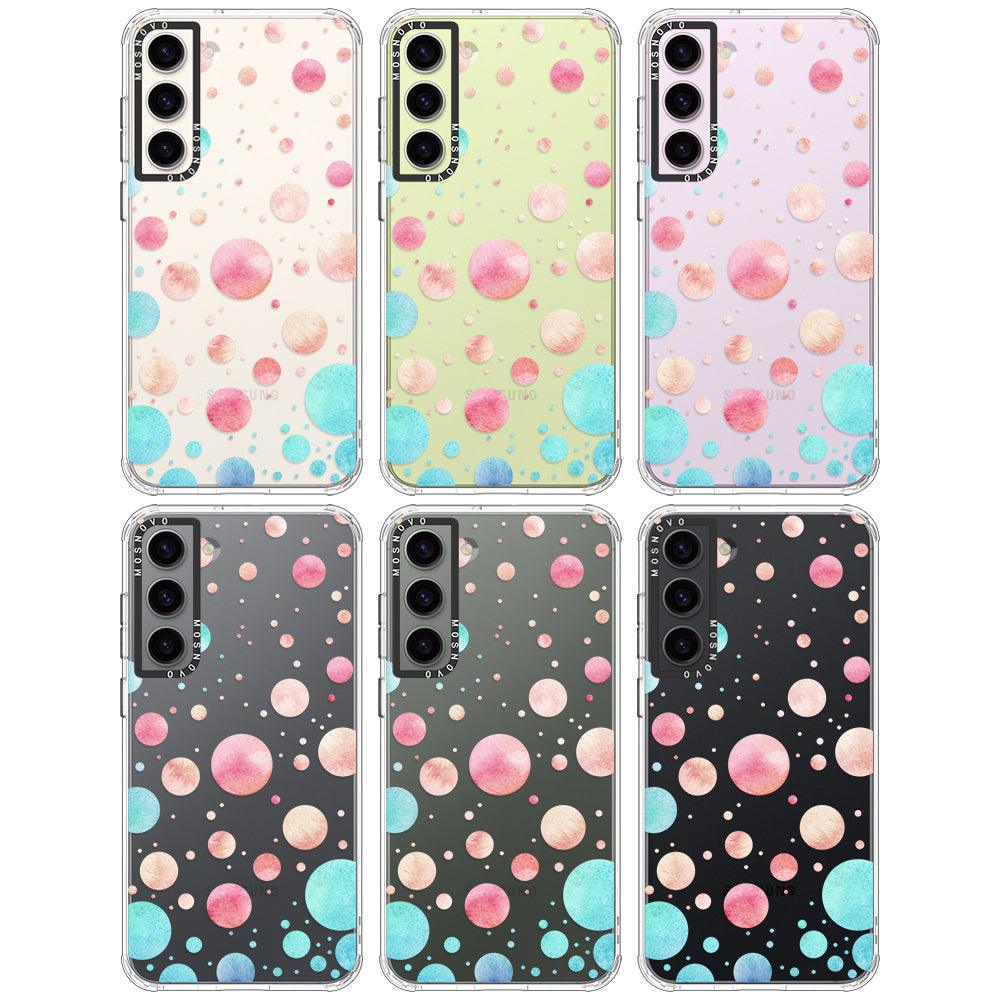 Watercolor Polka Dot Phone Case - Samsung Galaxy S23 Plus Case - MOSNOVO