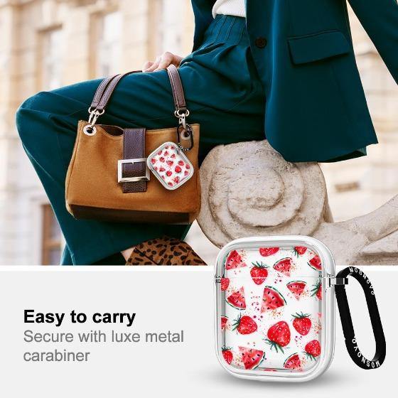Watermelon and Strawberry AirPods 1/2 Case - MOSNOVO