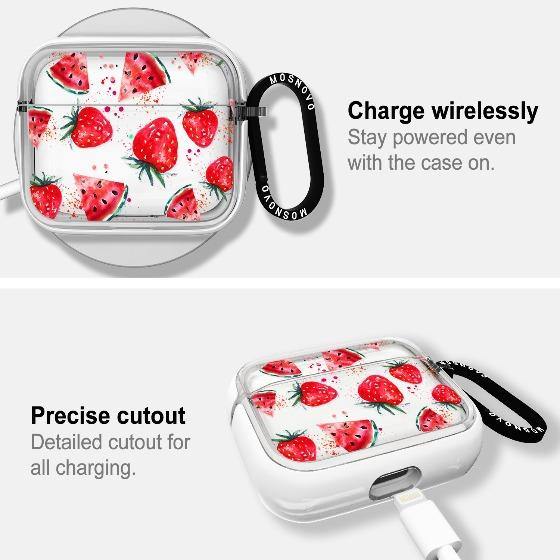 Watermelon and Strawberry AirPods Pro Case - MOSNOVO