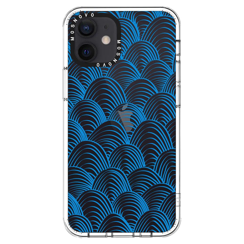 Wave Art Phone Case - iPhone 12 Mini Case - MOSNOVO