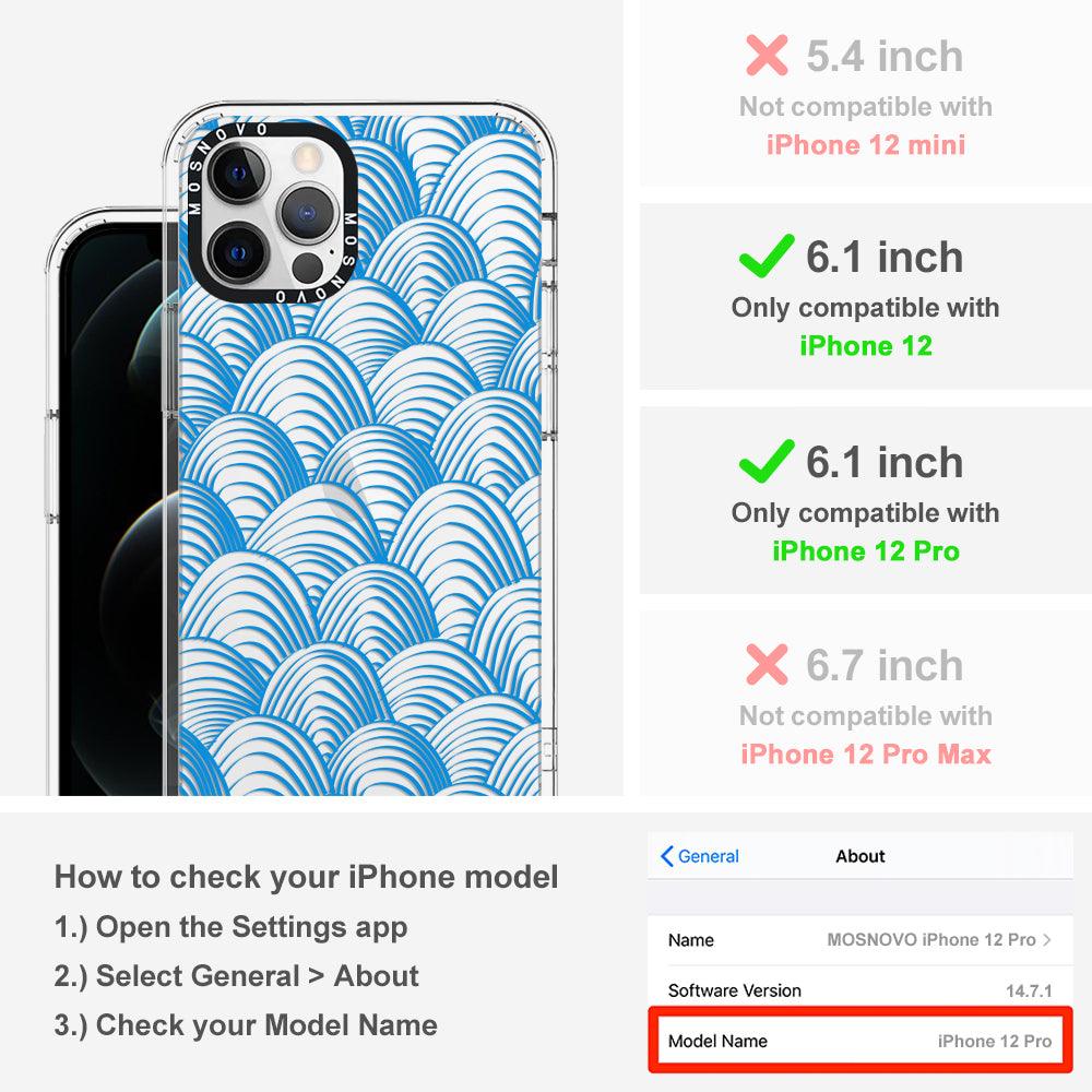 Wavy Wave Phone Case - iPhone 12 Pro Case - MOSNOVO