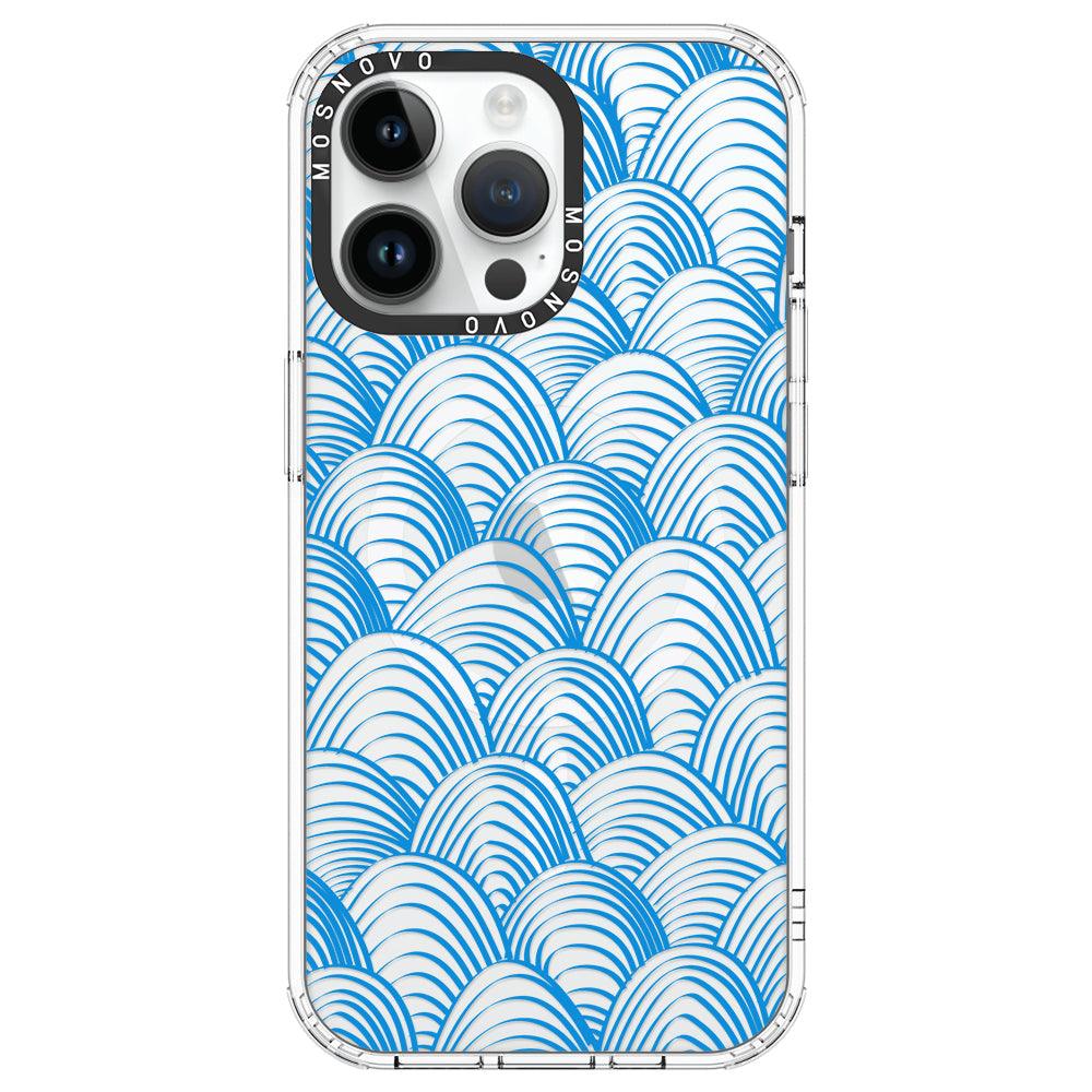 Wavy Wave Phone Case - iPhone 14 Pro Max Case - MOSNOVO