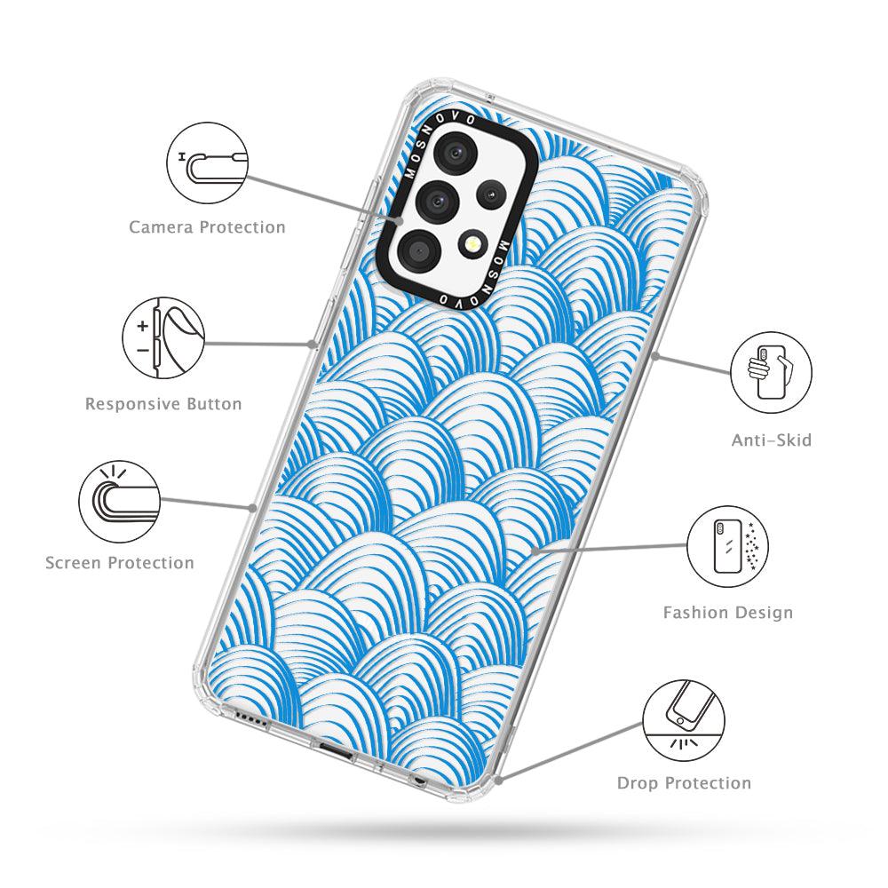 Wavy Art Phone Case - Samsung Galaxy A52 & A52s Case - MOSNOVO
