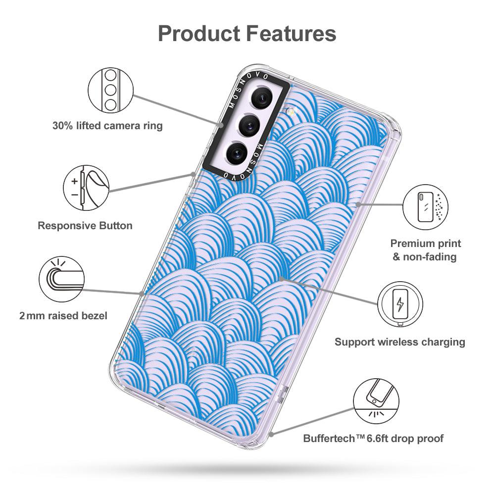 Wavy Wave Phone Case - Samsung Galaxy S21 FE Case - MOSNOVO