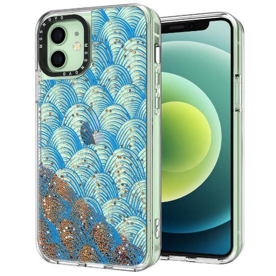 Wavy Wave Glitter Phone Case - iPhone 12 Case - MOSNOVO