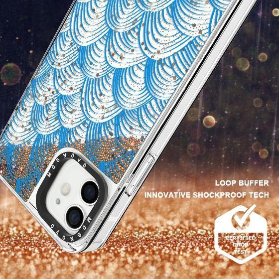 Wavy Wave Glitter Phone Case - iPhone 12 Case - MOSNOVO