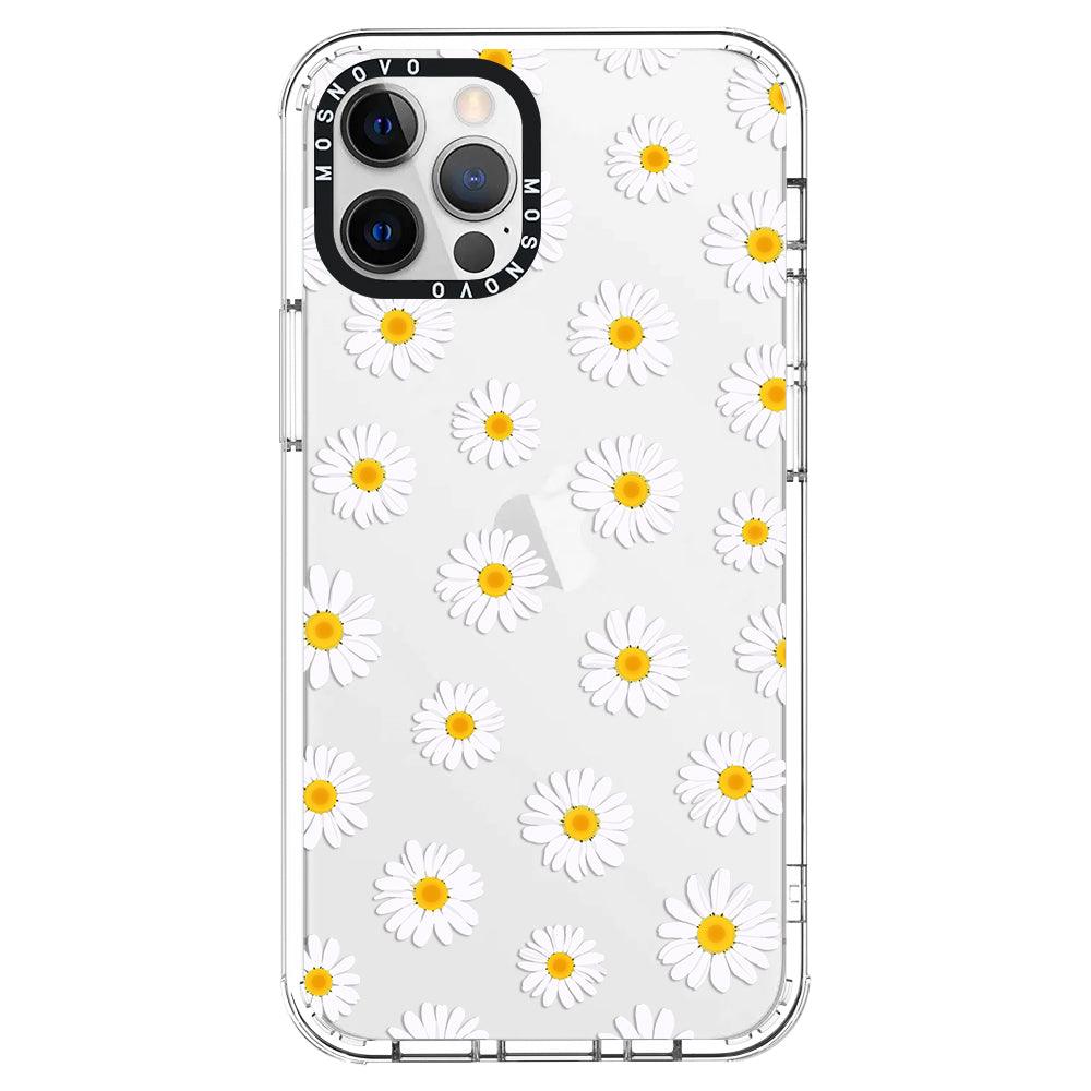 White Daisy Phone Case - iPhone 12 Pro Max Case - MOSNOVO