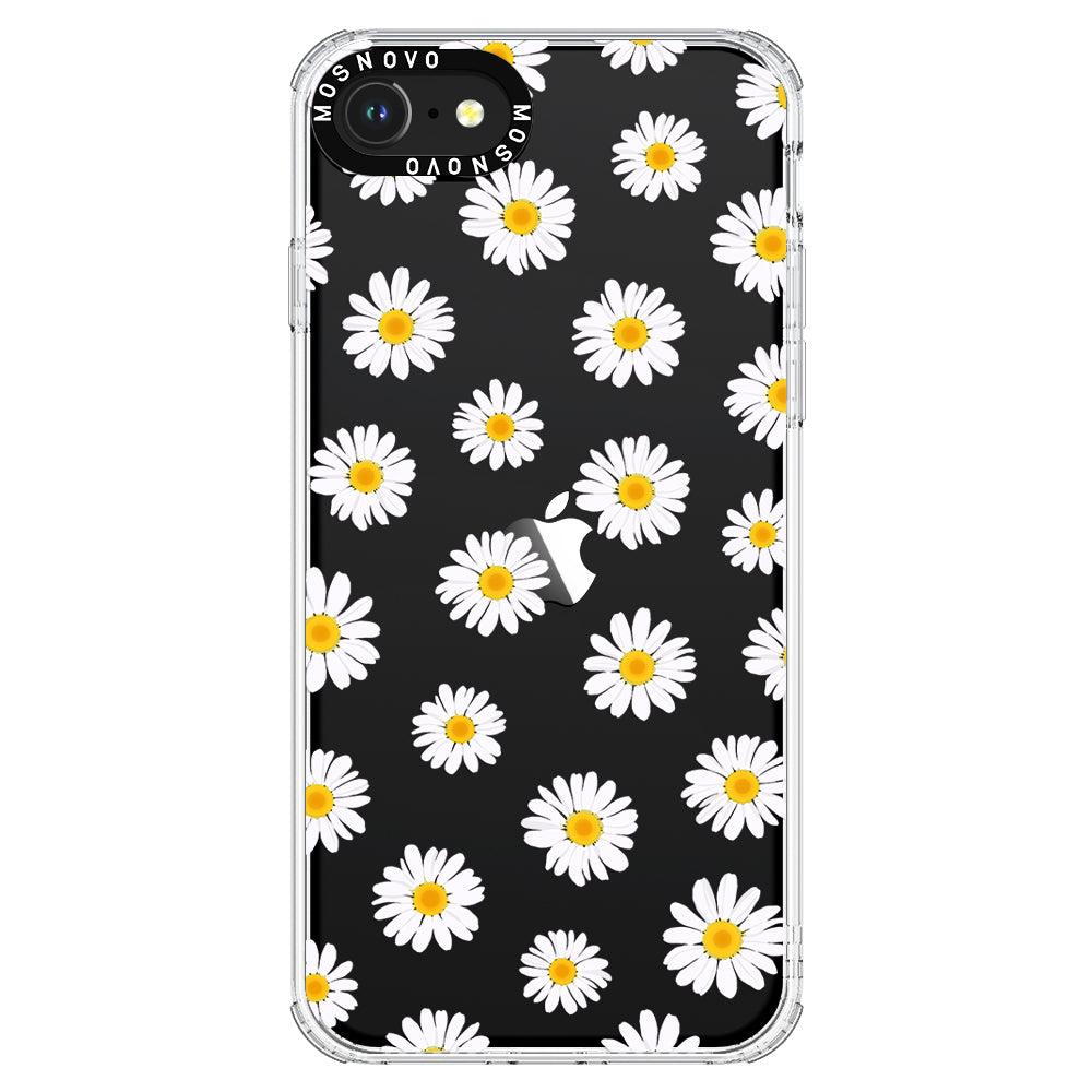 White Daisy Phone Case - iPhone 7 Case - MOSNOVO