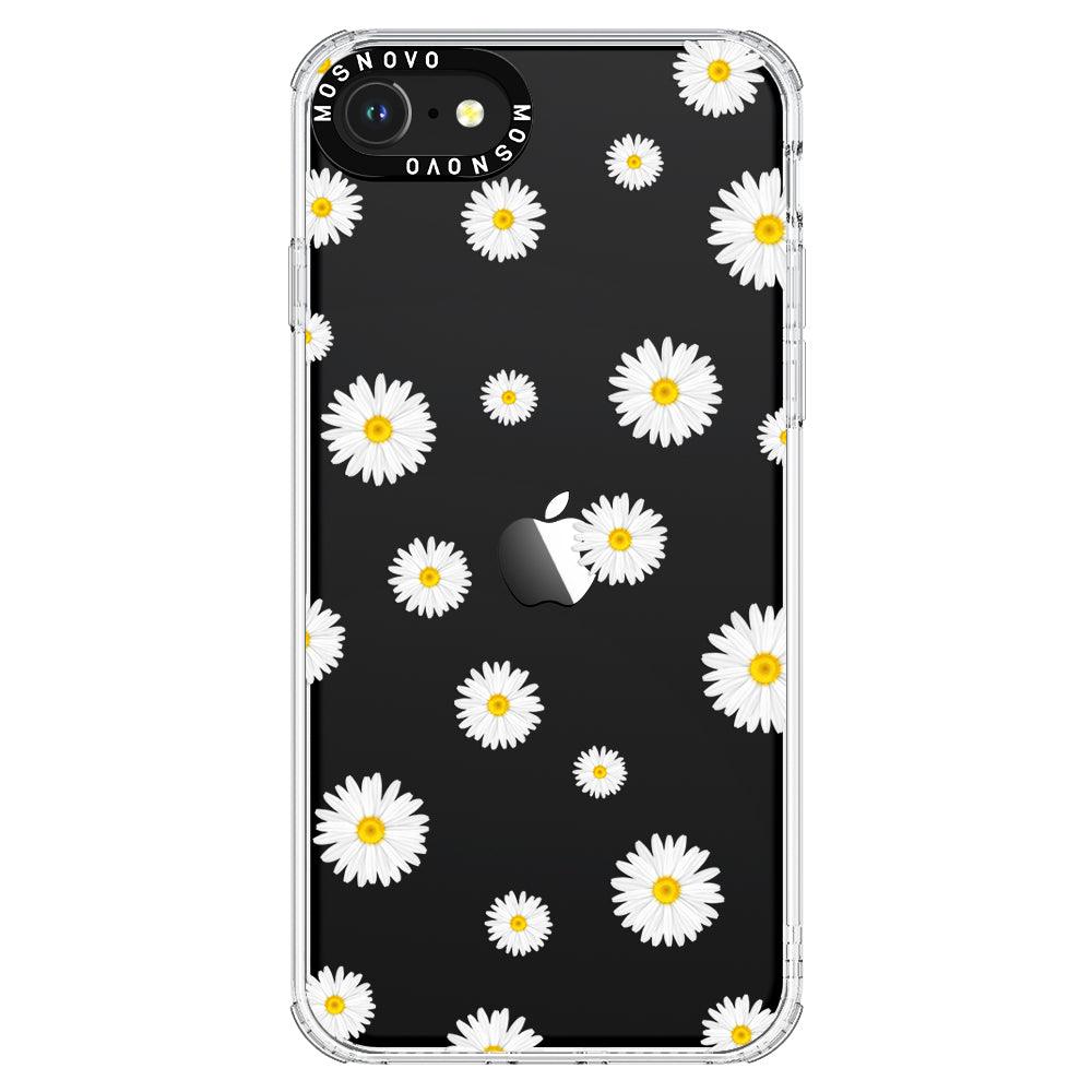 White Daisy Phone Case - iPhone SE 2020 Case - MOSNOVO