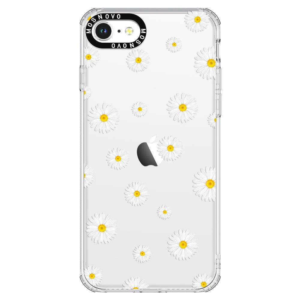 White Daisy Phone Case - iPhone SE 2022 Case - MOSNOVO