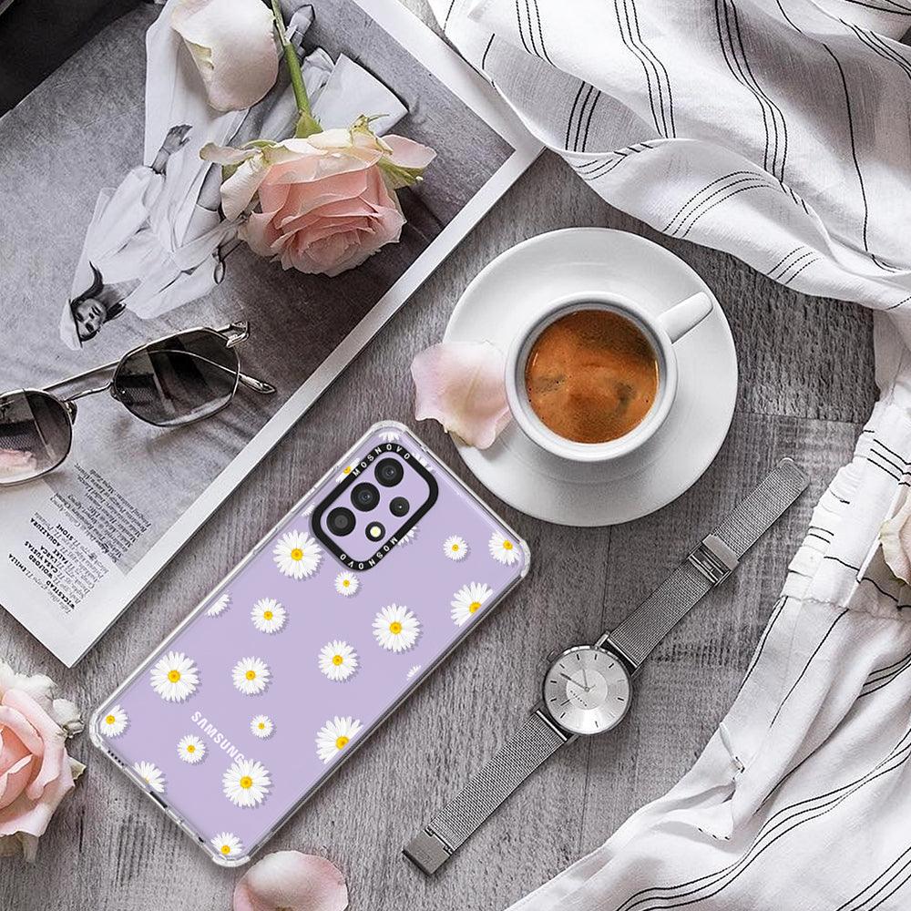 Daisy Floral Flower Phone Case - Samsung Galaxy A52 & A52s Case - MOSNOVO