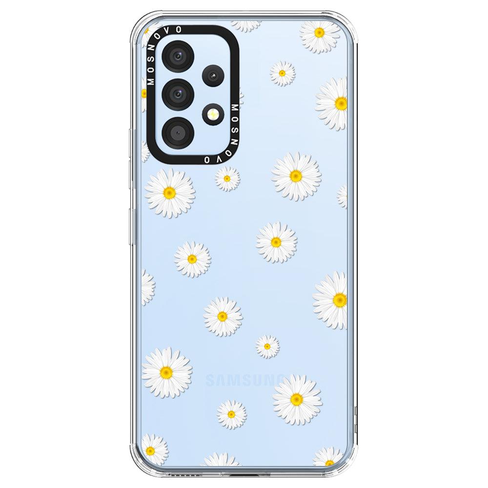 Daisy Floral Flower Phone Case - Samsung Galaxy A53 Case - MOSNOVO